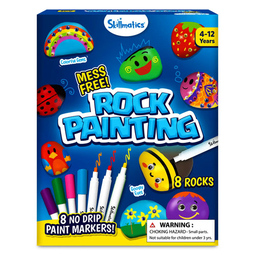 Rock Painting Kit | No Mess Art & Craft Activity (ages 4-12)
