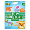 Children’s art kit with animal-shaped stickers for making window art in Waxy Window Art