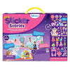 Children’s reusable sticker stories activity set featuring magical adventures for ages 3-7