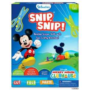 Snip Snip: Mickey Mouse Clubhouse | Art & Craft Activity Kit (ages 3-7)