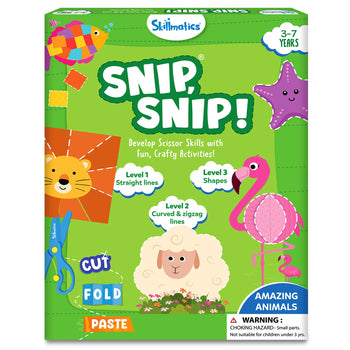 Snip Snip - Amazing Animals | Art & Craft Activity Kit (ages 3-7)