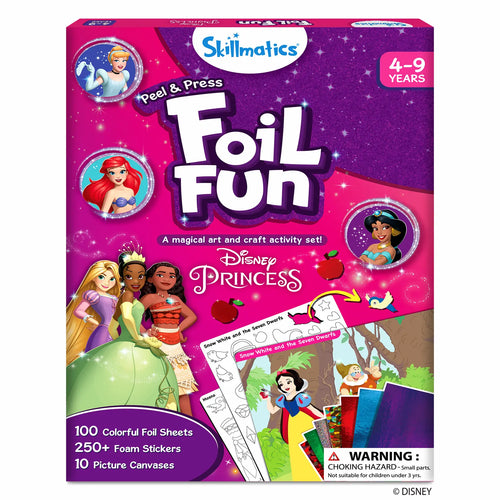 Skillmatics Peel & Press Foil Fun Disney Princess art and craft activity set for kids