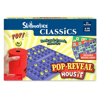 Pop-Reveal Housie | Classic Housie Game with a Fun Twist (ages 4+)