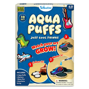 Aqua Puffs: Just Cool Things | 3D Art Kit | Gifts for Ages 4-10