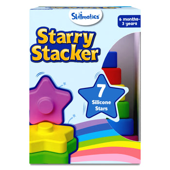 Starry Stacker | Silicone Stacking Toy (Ages 6 months - 3 years)