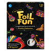 Foil Fun Pretty Patterns art and craft kit with colorful foil sheets, foam stickers, and magnets