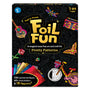 Foil Fun Pretty Patterns art and craft kit with colorful foil sheets, foam stickers, and magnets