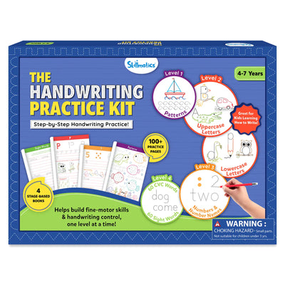 The Handwriting Practice Kit | 4 Stage-Based Writing Workbooks (ages 4-7)
