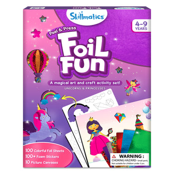 Foil Fun: Unicorns & Princesses | No Mess Art Kit (ages 4-9)