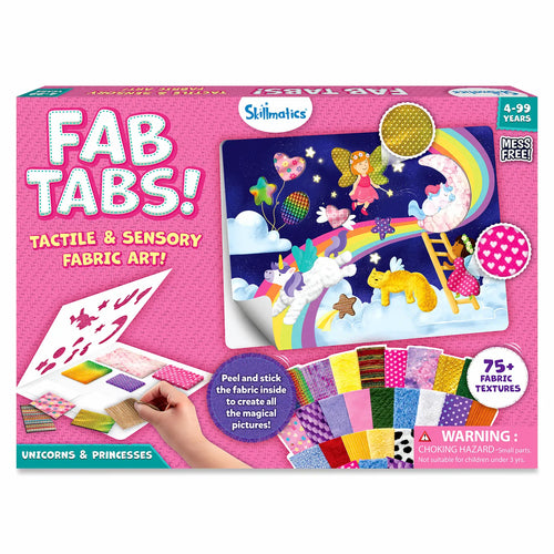 Fab Tabs: Unicorns & Princesses | Tactile & Sensory Fabric Art (ages 4+)