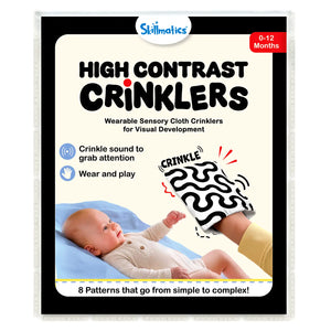 High Contrast Crinklers | Sensory Crinkle Toy for Babies (0-12 months)