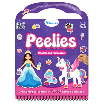 Peelies: Unicorns & Princesses | Reusable Sticker Activity Book (ages 3-7)