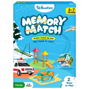 Children’s memory matching game for ages 3 to 7 from Memory Match Where Things Belong