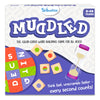 Muddled fast-paced word-building game with timer for ages 8 to 99 on a table