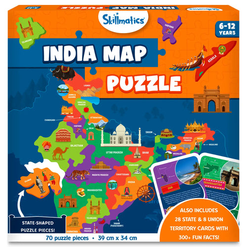 India Map Puzzle | Floor Puzzle & Game (ages 6-12)