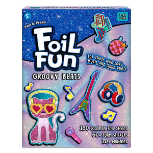 Foil Fun: Groovy Beats | No Mess Magnetic Art Kit (ages 7-13)
