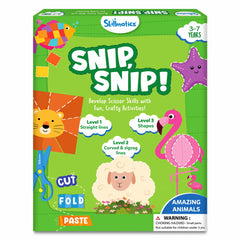 Snip Snip - Amazing Animals | Art & Craft Activity Kit (ages 3-7)
