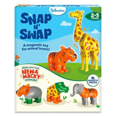 Snap N' Swap | Magnetic Animal Toy for Toddlers (ages 2-5)