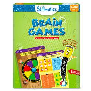 Brain Games | Reusable Activity Mats (ages 6+)