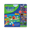 Children’s reusable sticker stories activity set featuring animal adventures for ages 3-7