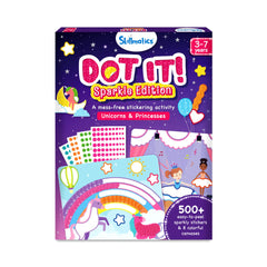 Dot it! Sparkle Edition - Unicorns & Princesses | No mess sticker art (ages 3-7)