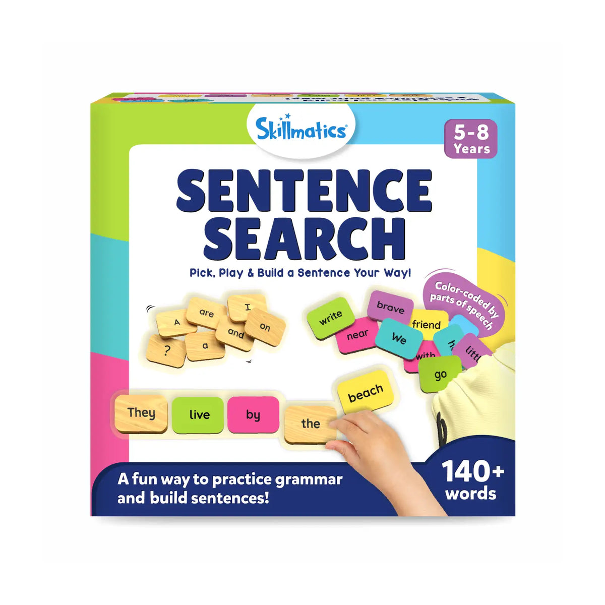 Skillmatics Sentence Building Activity Game (Ages 5-8) - Multicolour ...