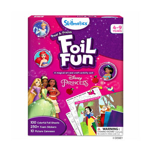 Skillmatics Peel & Press Foil Fun Disney Princess art and craft activity set for kids