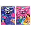 Two Poke-In Art craft kits for flower bouquets and magical princesses for ages 4-9