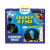 Skillmatics Search & Find Flashlight Magic activity kit with paper flashlights and reusable mats for ages 3-6
