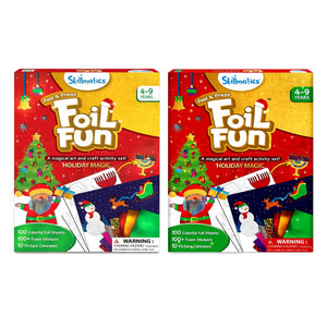 Two Skillmatics Foil Fun Holiday Magic craft kits for ages 4-9 in the Twice the Foil Fun Bundle
