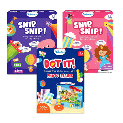 Artful Memories Bundle: Snip, Stick, Frame (ages 3-7)