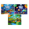 Educational Piece & Play puzzle and game sets for ages 3-7 with underwater animals, space, and animals themes