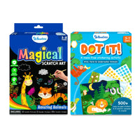 Collection of Skillmatics art and craft kits for kids aged 3-8 including Scratch Art and Foam art