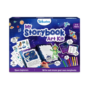 Skillmatics My Storybook Art Kit Space Explorers for ages 5-10 with stickers and storybooks