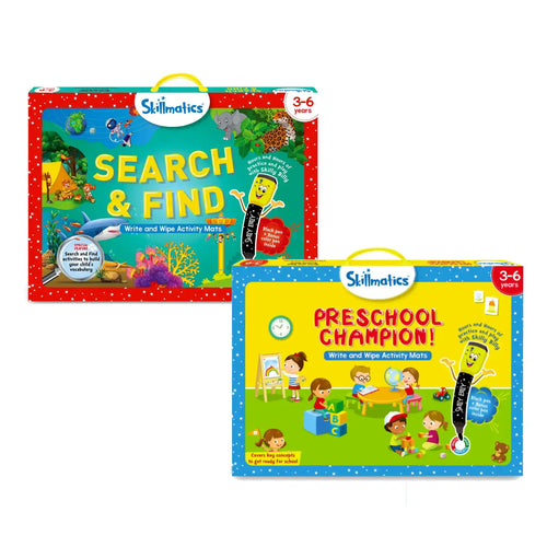 Playful Learning Adventures | Reusable Activity Mats Combo (ages 3-6)