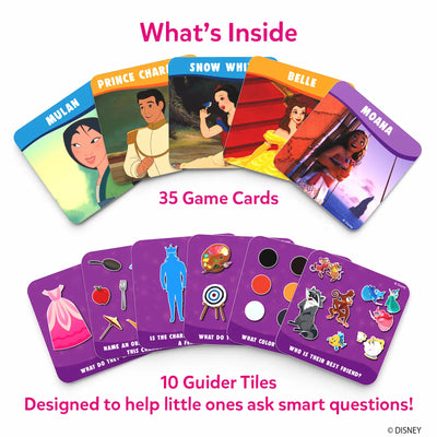 Guess in 10 Junior: Disney Princess  | Trivia card game (ages 3-6)