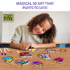 Child decorating charm shapes with Aqua Puffs Princesses & Unicorns 3D Art Kit