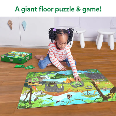 Piece & Play: Amazing Animals | Floor Puzzle & Game (ages 3-7)