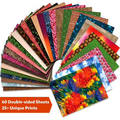 Crafting Paper Wonders Bundle(60 Sheets)