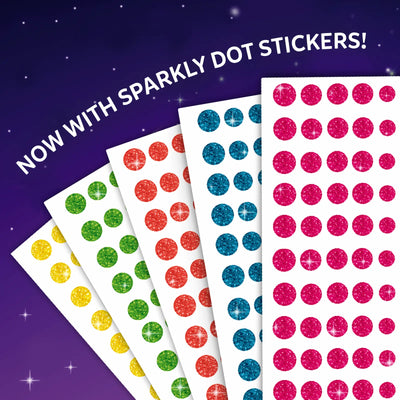 Dot it! Sparkle Edition - Unicorns & Princesses | No mess sticker art (ages 3-7)