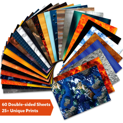 Crafting Paper Wonders Bundle(60 Sheets)