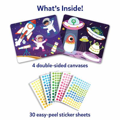 Dot it! - Outer Space | No mess sticker art (ages 3-7)