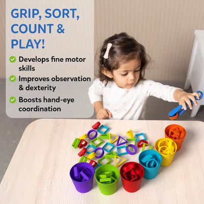 Silicone Rainbow Sorting | Sorting, Counting & Sequencing Toy (ages 3-6)