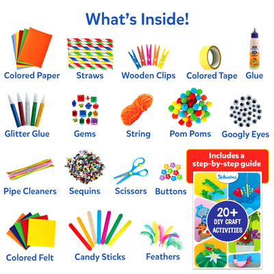 Ultimate Art & Craft Activity Chest | DIY Activity Set (ages 6-13)