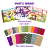 Stick on Fabric Art: Unicorns & Princesses | Tactile & Sensory Fabric Art (ages 4+)
