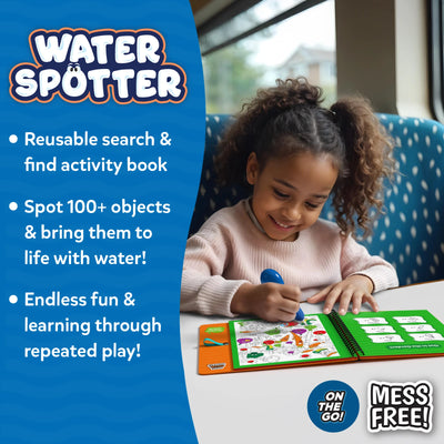 Water Spotter: Around The House | Reusable Search & Find Book (ages 4-8)