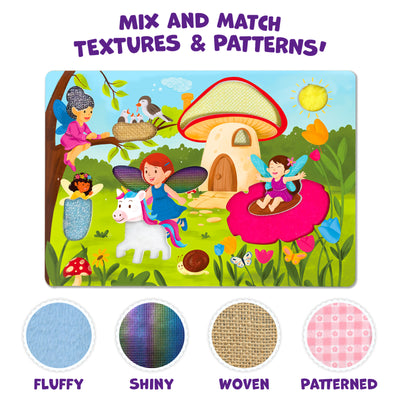 Fab Tabs: Unicorns & Princesses | Tactile & Sensory Fabric Art (ages 4+)