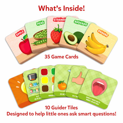 Guess in 10 Junior: Food We Eat! | Trivia Card Game (ages 3-6)