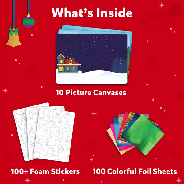 Foil Fun: Holiday Magic | No Mess Art Kit (ages 4-9)
