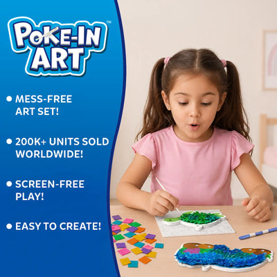 Poke-in Art: Underwater Animals | No Mess Art for Kids (ages 4-9)